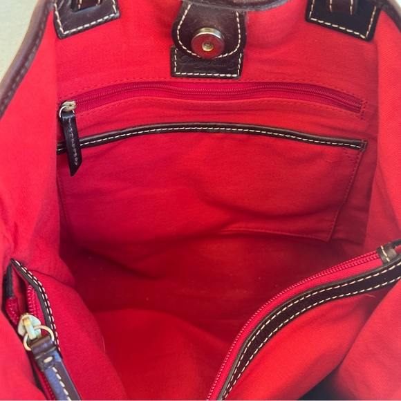 Dooney & Bourke Brown Giraffe Print Purse - Picture 9 of 12